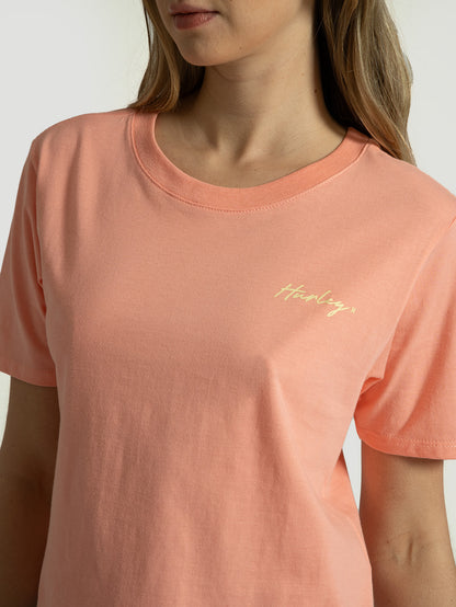 Camiseta Hurley Line Rosa