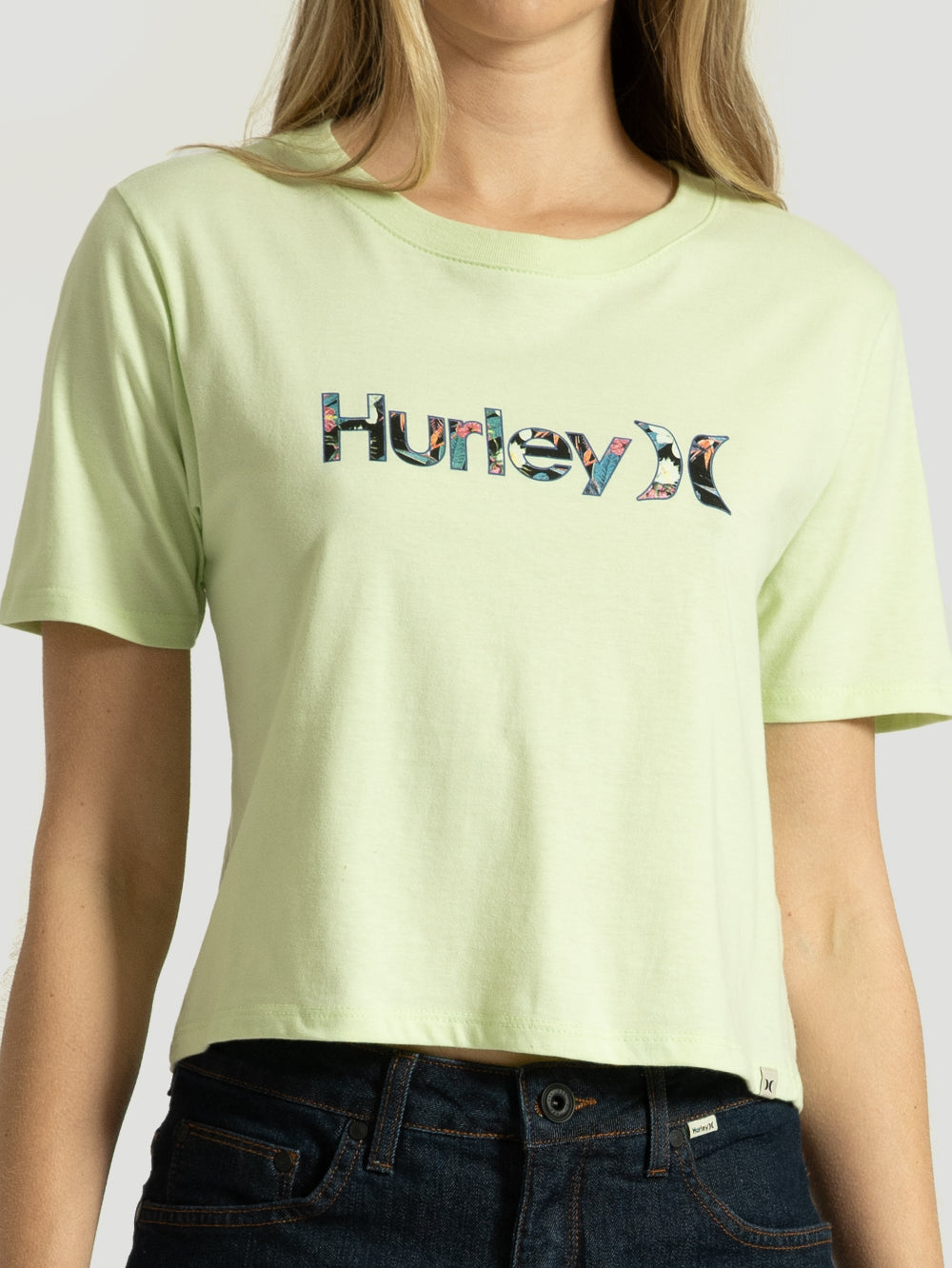 Camiseta Hurley Floral Verde