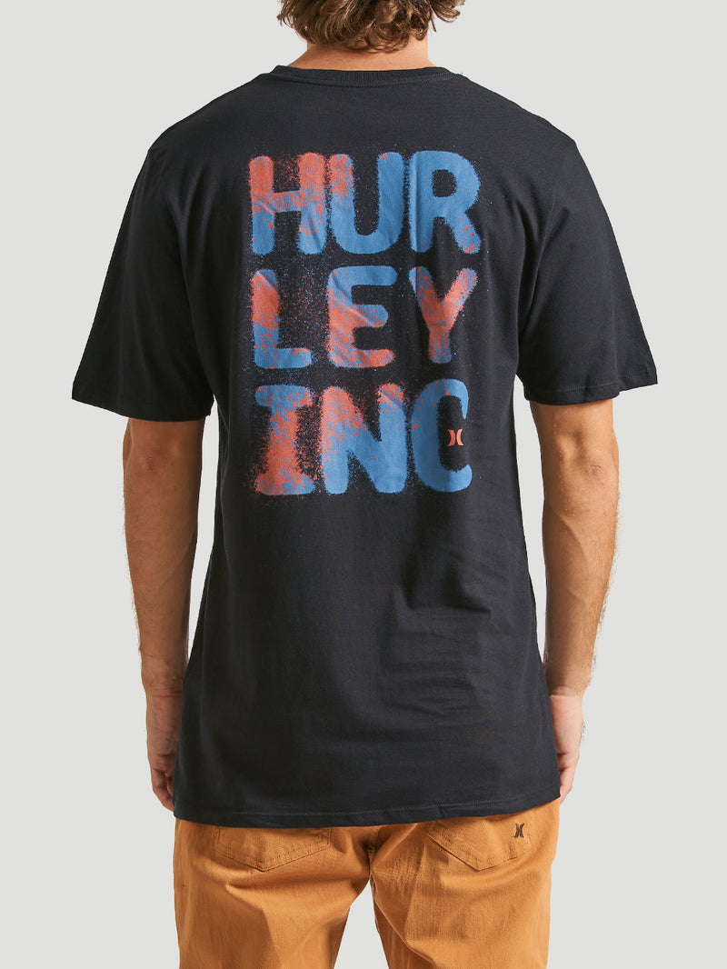 Camiseta Hurley Noise Preto
