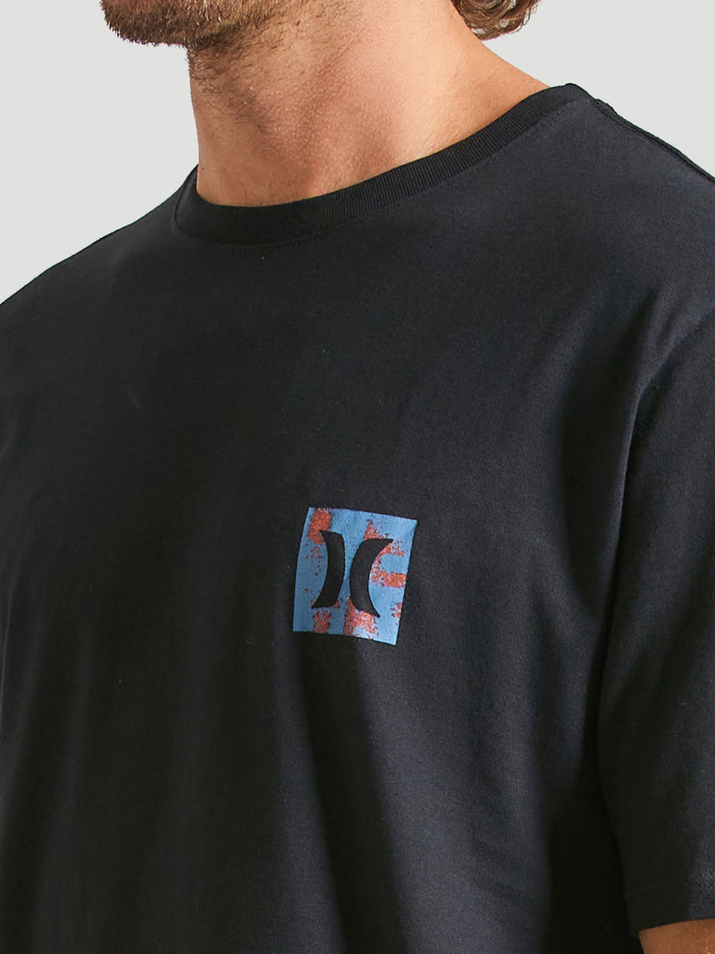 Camiseta Hurley Noise Preto