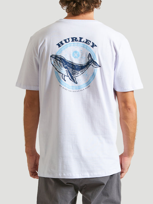 Camiseta Hurley Moby Branco