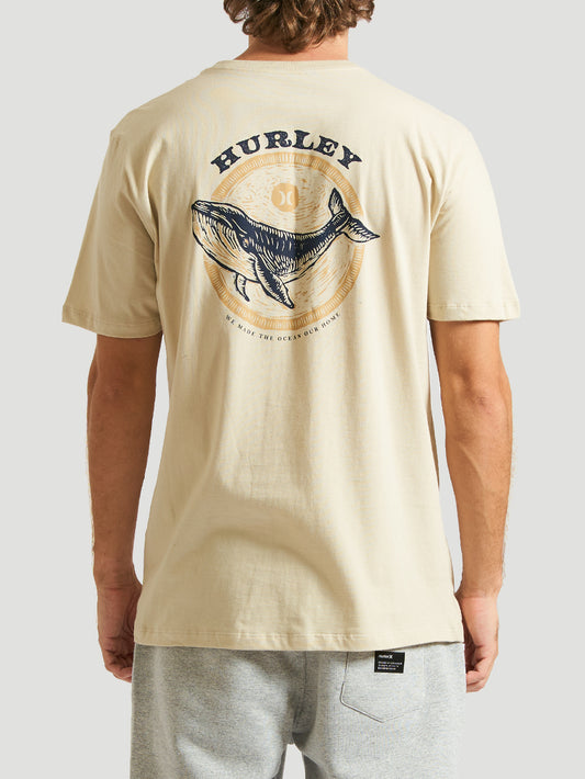 Camiseta Hurley Moby Areia