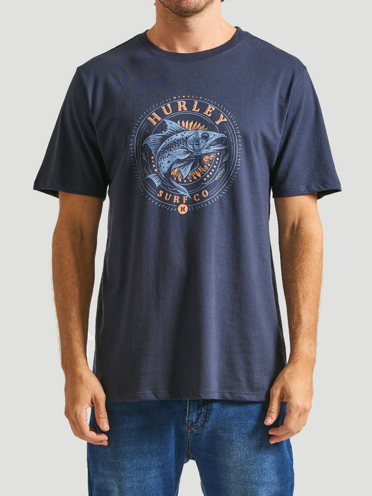 Camiseta Hurley Fish Marinho