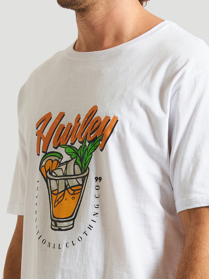 Camiseta Hurley Drink Branco