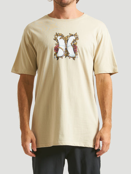 Camiseta Hurley HARD ICON Areia
