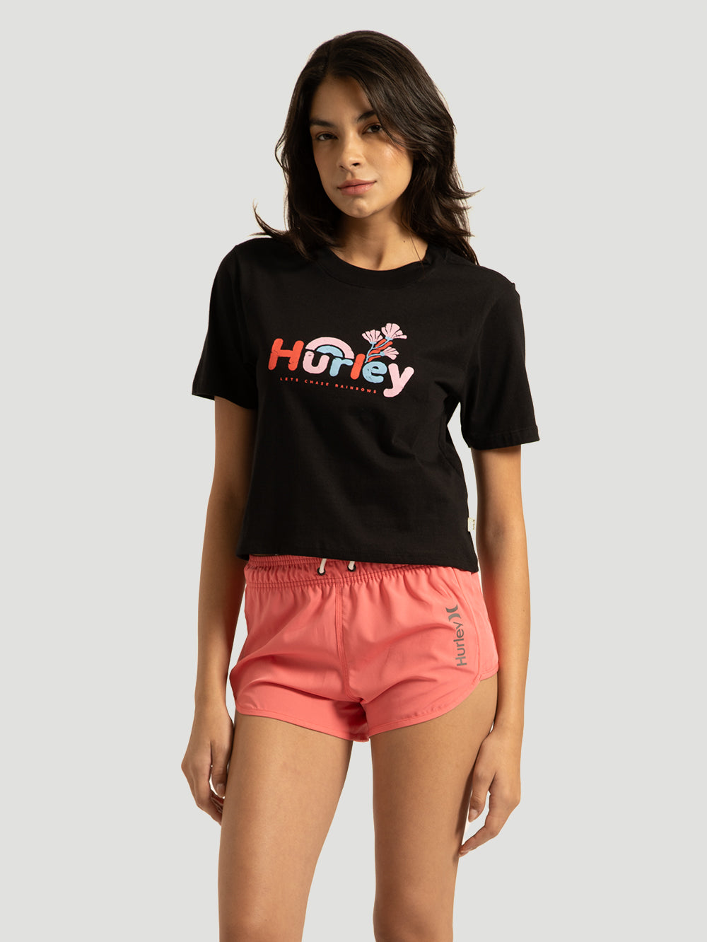 Camiseta Hurley Rainbows Preto