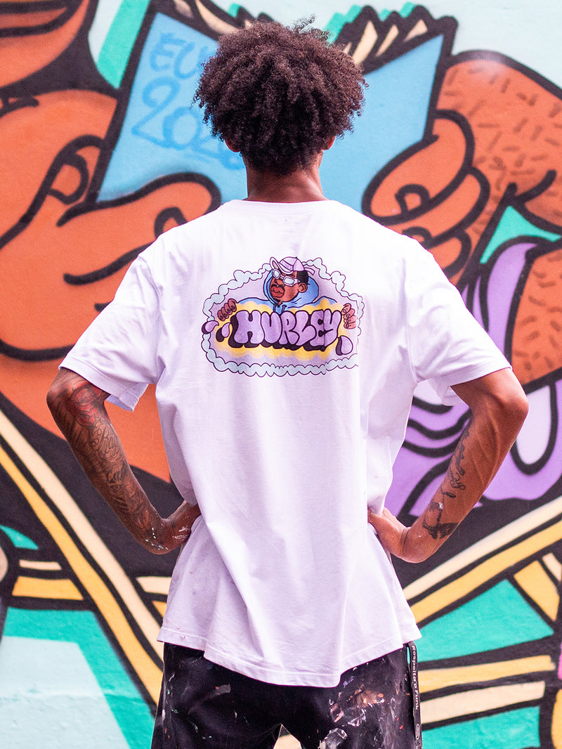 Camiseta Hurley POISÉ BOMB Branco