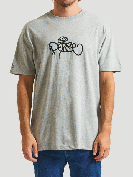 Camiseta Hurley POISÉ BOMB Mescla Cinza