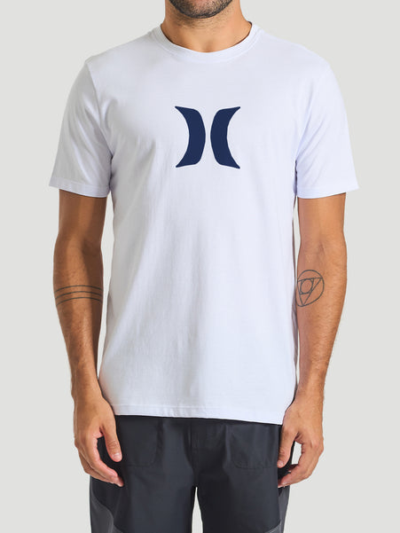 Camiseta Manga Curta Básica Branca Hurley Icon
