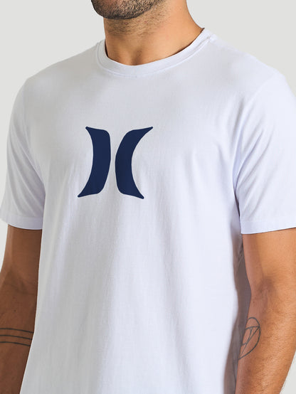 Camiseta Manga Curta Básica Branca Hurley Icon