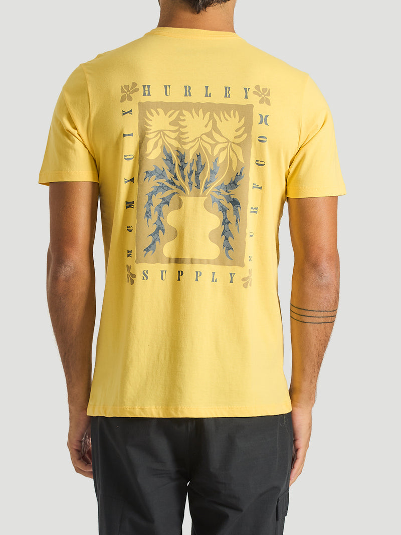 Camiseta Hurley Natural Amarelo