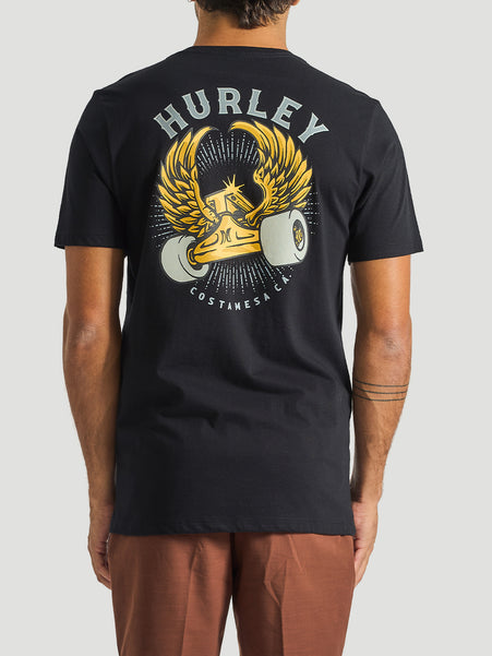 Camiseta Hurley Hard Wings Preto