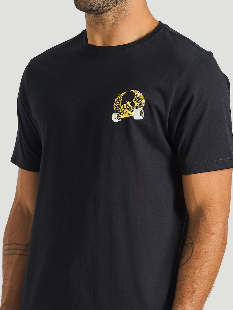 Camiseta Hurley Hard Wings Preto