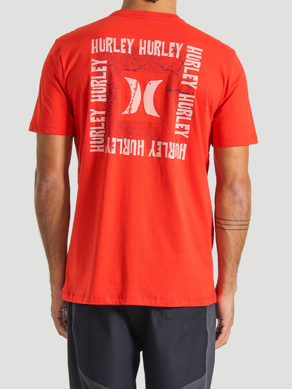 Camiseta Hurley Clash Vermelho