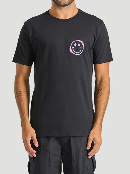 Camiseta Hurley Dirty Smile Preto