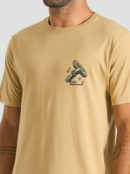 Camiseta Hurley Shop Bege