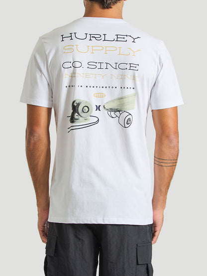 Camiseta Hurley Supply Branco