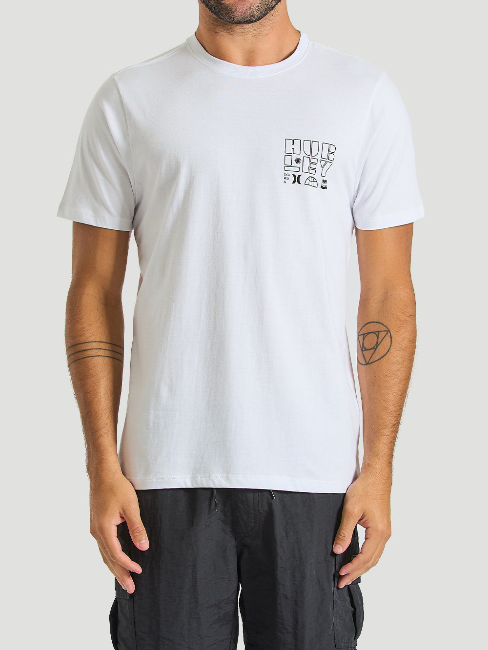 Camiseta Hurley Stamp Branco