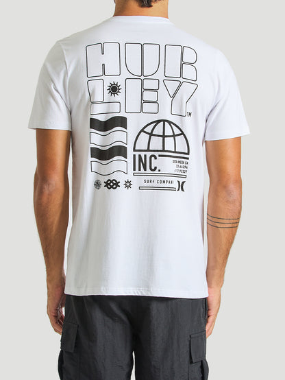 Camiseta Hurley Stamp Branco