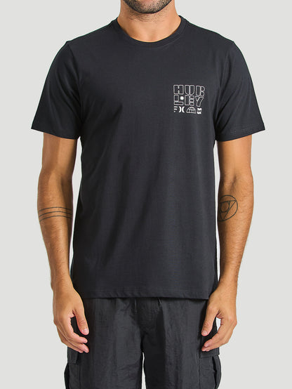 Camiseta Hurley Stamp Preto