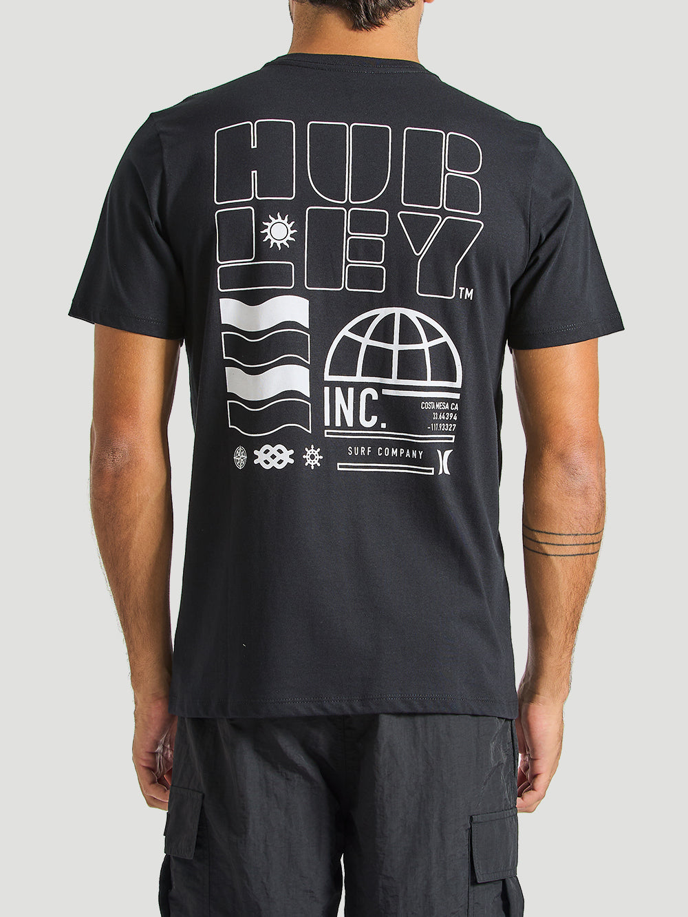 Camiseta Hurley Stamp Preto