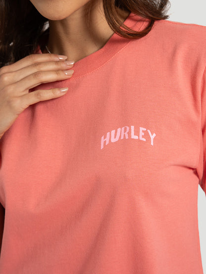 Camiseta Hurley Smille Rosa