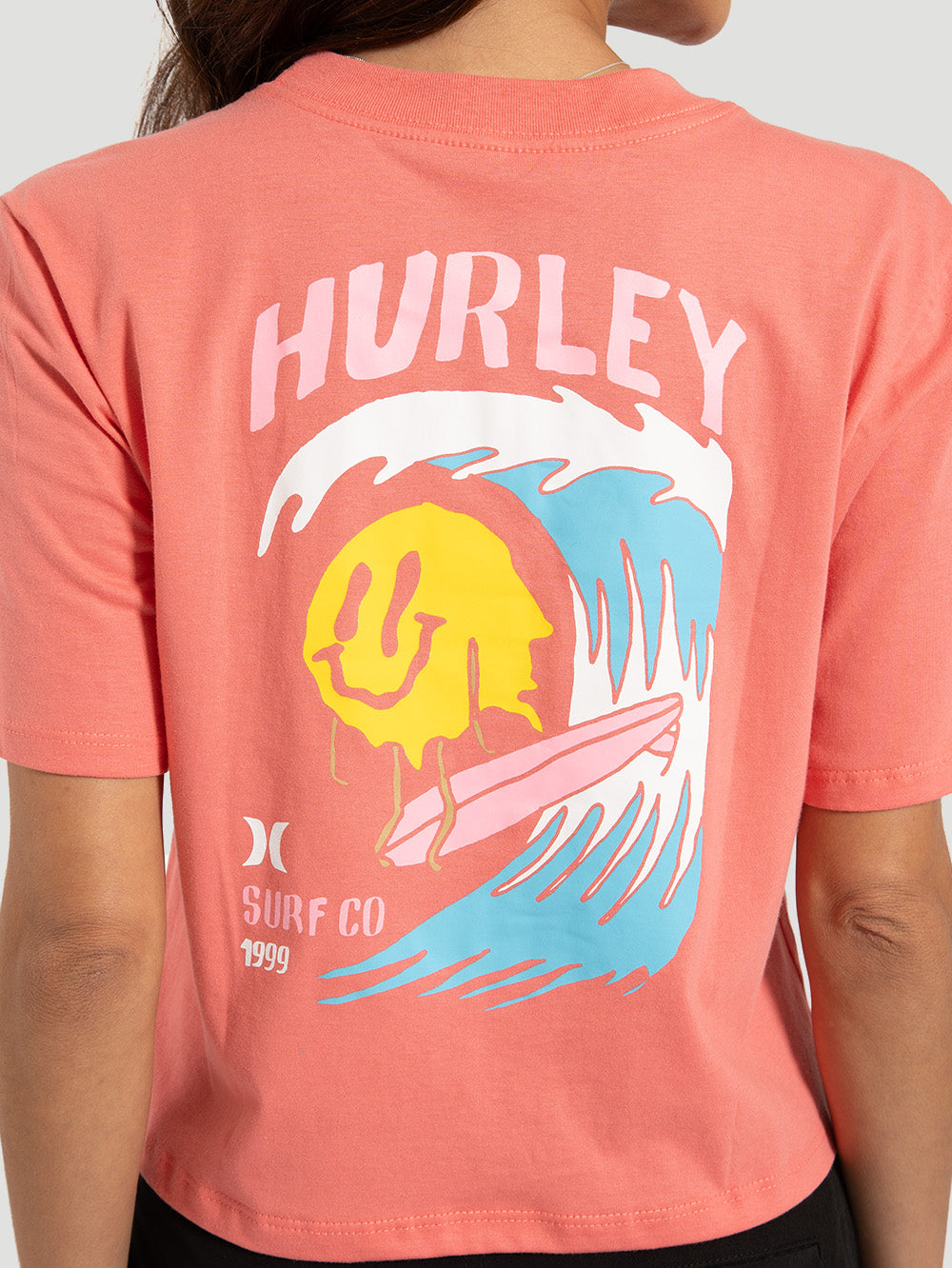 Camiseta Hurley Smille Rosa