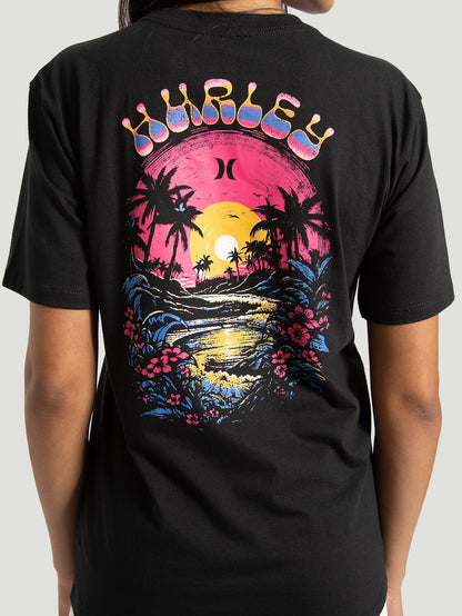 Camiseta Hurley Sunset Preto