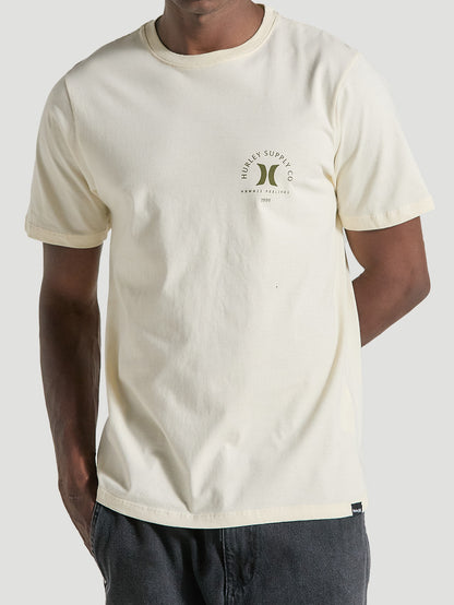 Camiseta Off White Casual Manga Curta Hurley Ula Ula