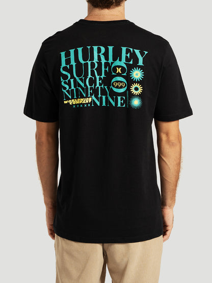 Camiseta Manga Curta Preta Hurley Simple