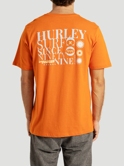 Camiseta Manga Curta Ocre Hurley Simple