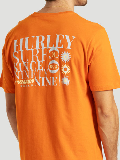 Camiseta Manga Curta Ocre Hurley Simple
