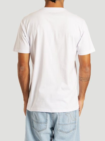 Camiseta Manga Curta Branca Hurley Bones