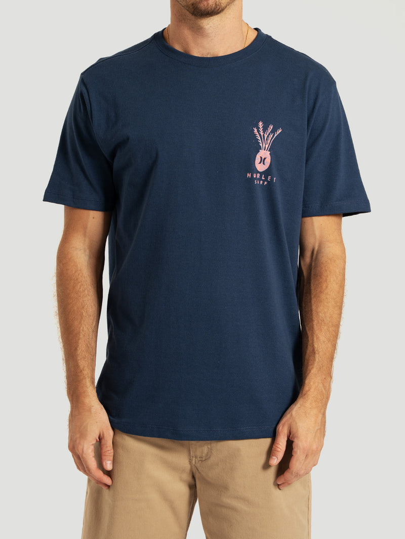 Camiseta Manga Curta Azul Marinho Hurley Xilo