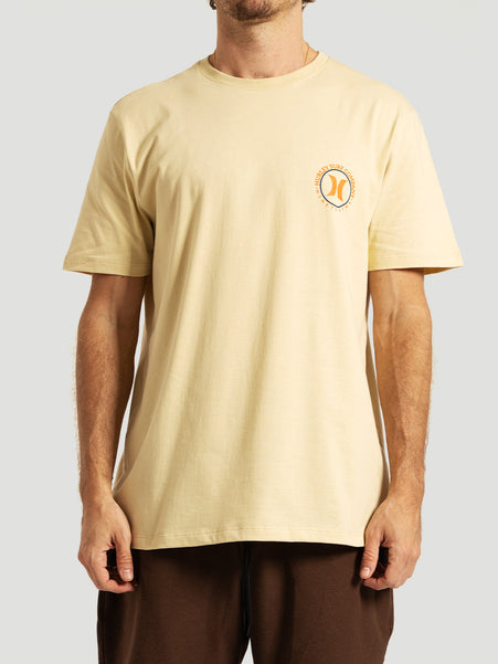 Camiseta Manga Curta Bege Hurley Marlin
