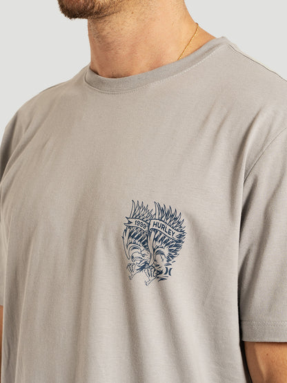 Camiseta Manga Curta Cinza Hurley Eagle