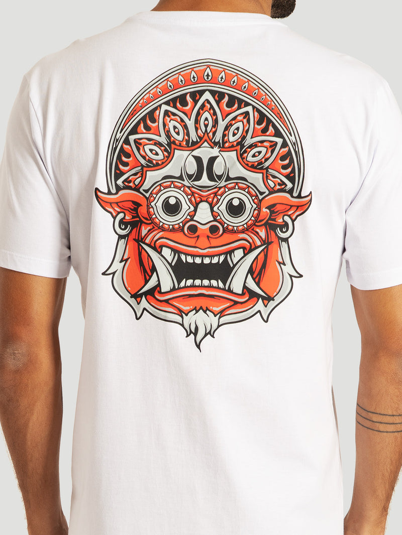 Camiseta Manga Curta Branca Hurley Barong