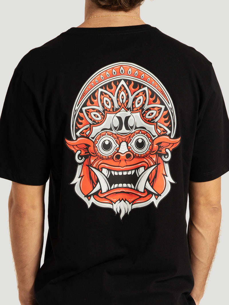 Camiseta Manga Curta Preta Hurley Barong