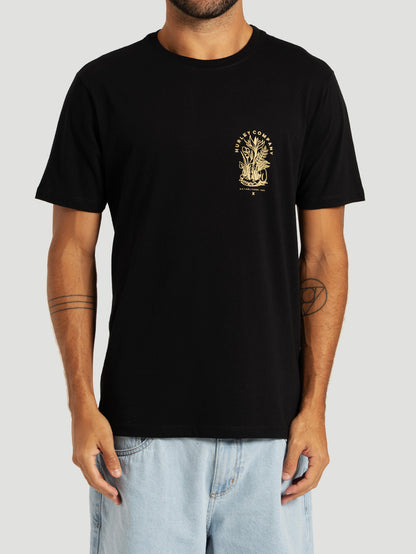 Camiseta Manga Curta Preta Hurley Silk End Off