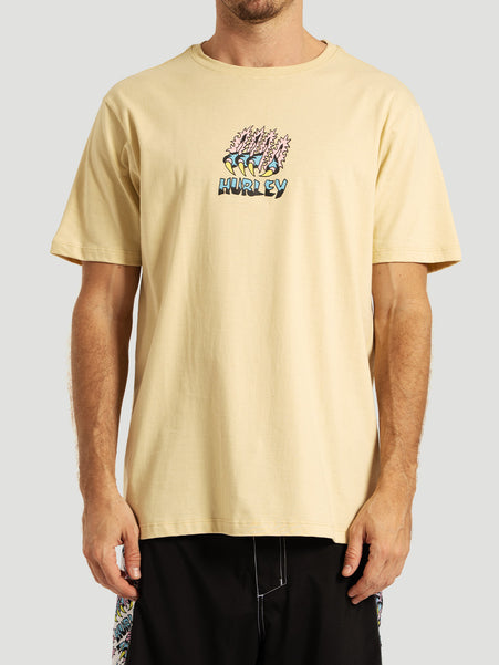 Camiseta Manga Curta Bege Hurley x Etam Panther