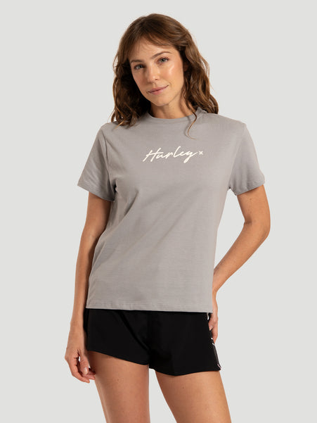 Camiseta Manga Curta Cinza Hurley Line