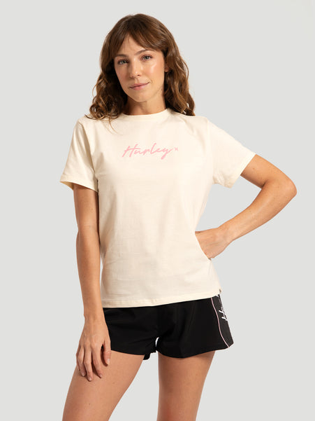 Camiseta Manga Curta Off White Hurley Line