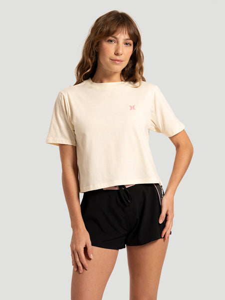 Camiseta Manga Curta Off White Hurley Icon