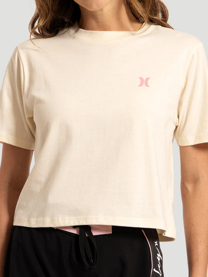 Camiseta Manga Curta Off White Hurley Icon