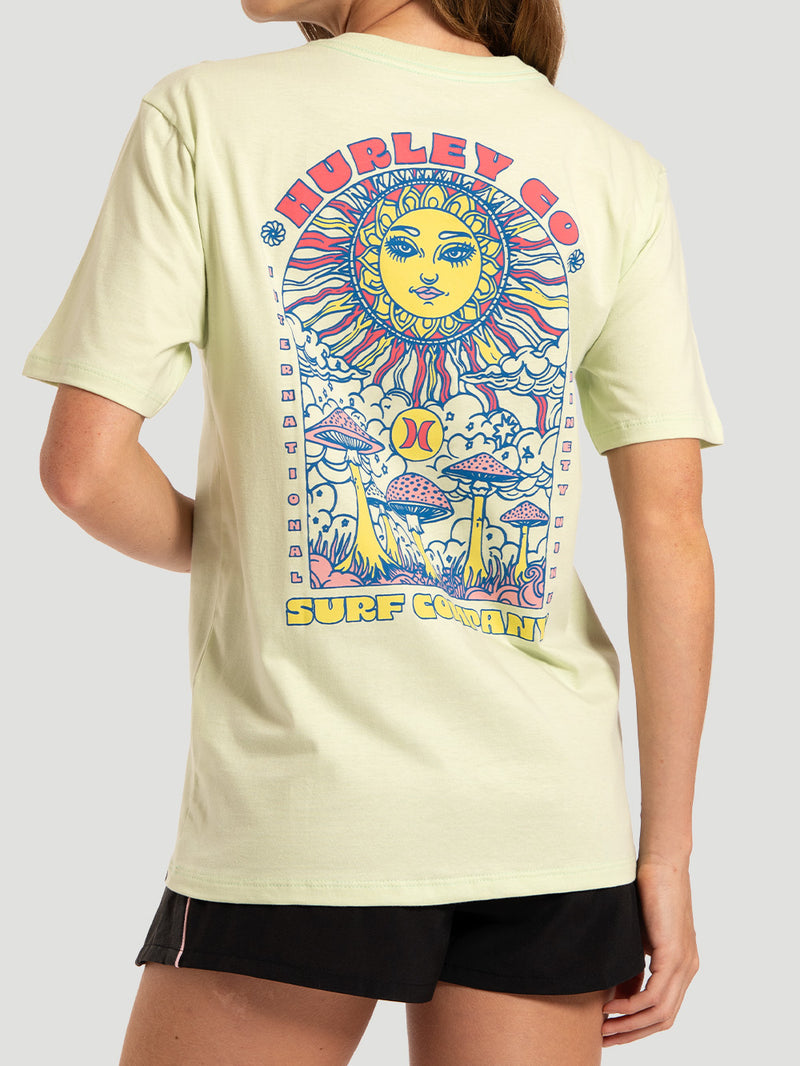 Camiseta Manga Curta Verde Hurley Sun