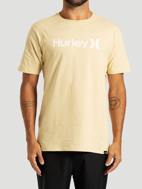 Camiseta Manga Curta Bege Hurley O&O Solid