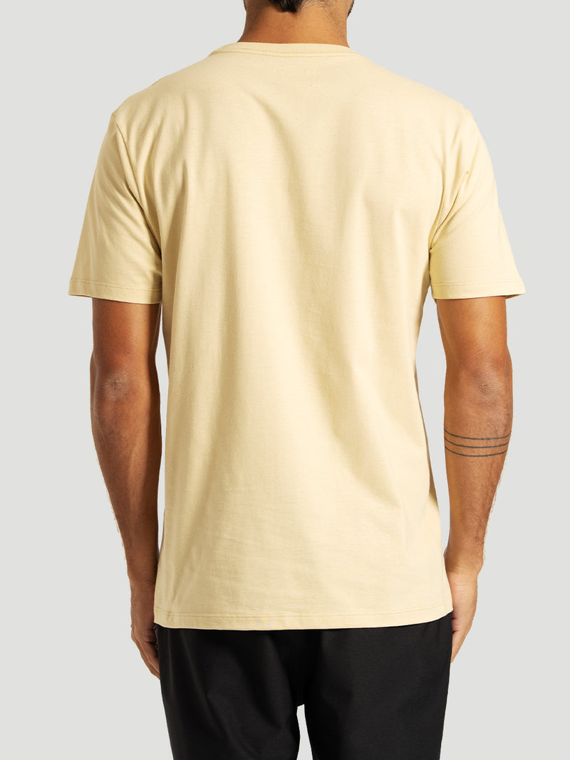 Camiseta Manga Curta Bege Hurley O&O Solid