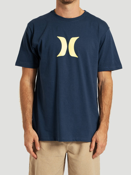 Camiseta Manga Curta Azul Marinho Hurley Icon