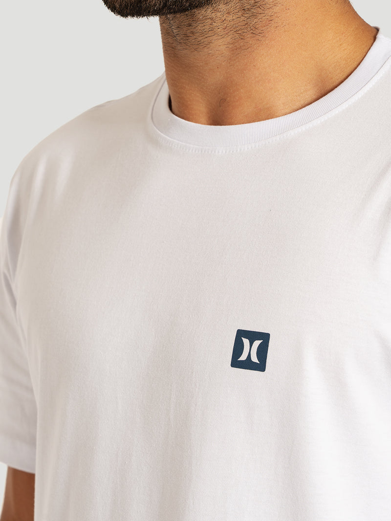 Camiseta Manga Curta Branca Hurley Mini Icon II