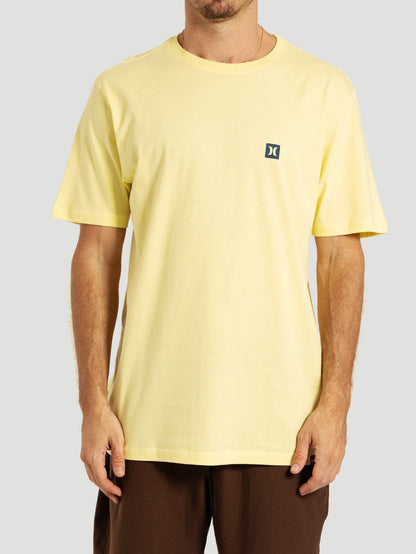 Camiseta Manga Curta Amarela Hurley Mini Icon II